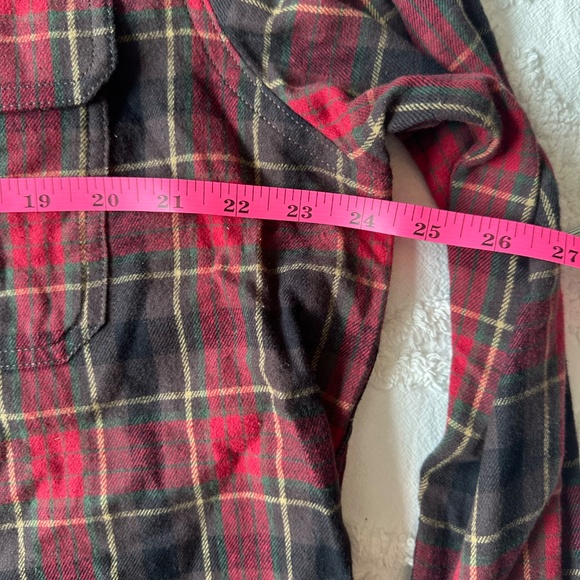 Outdoor Life Work Plaid Shirt Heavy Duty Flannel Casual 100% Cotton Men Large - Picture 9 of 10